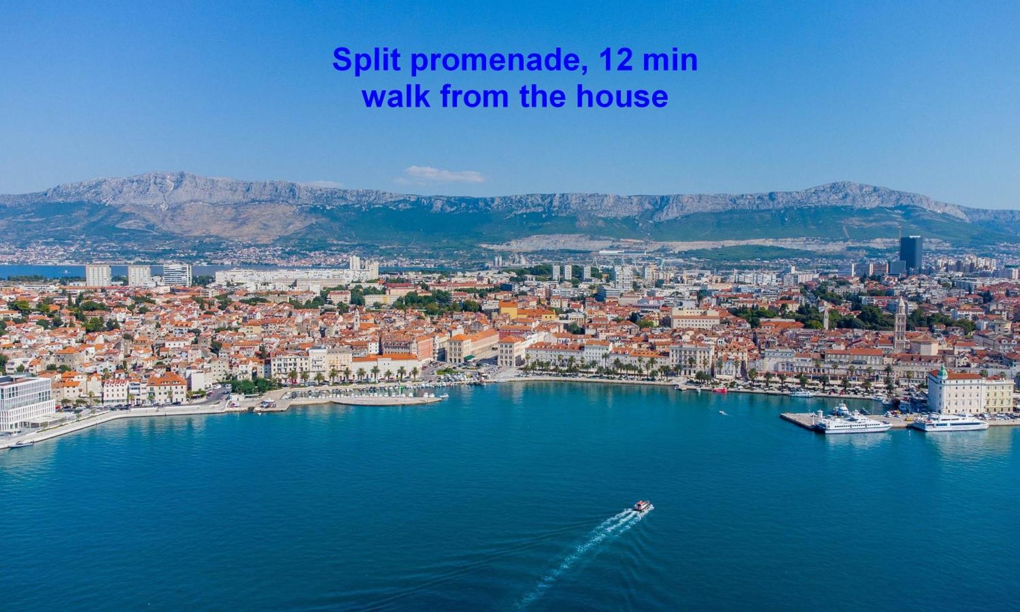 Villa Violeta With The Sea View, 3 Min Walk To The Beach Split Exterior photo