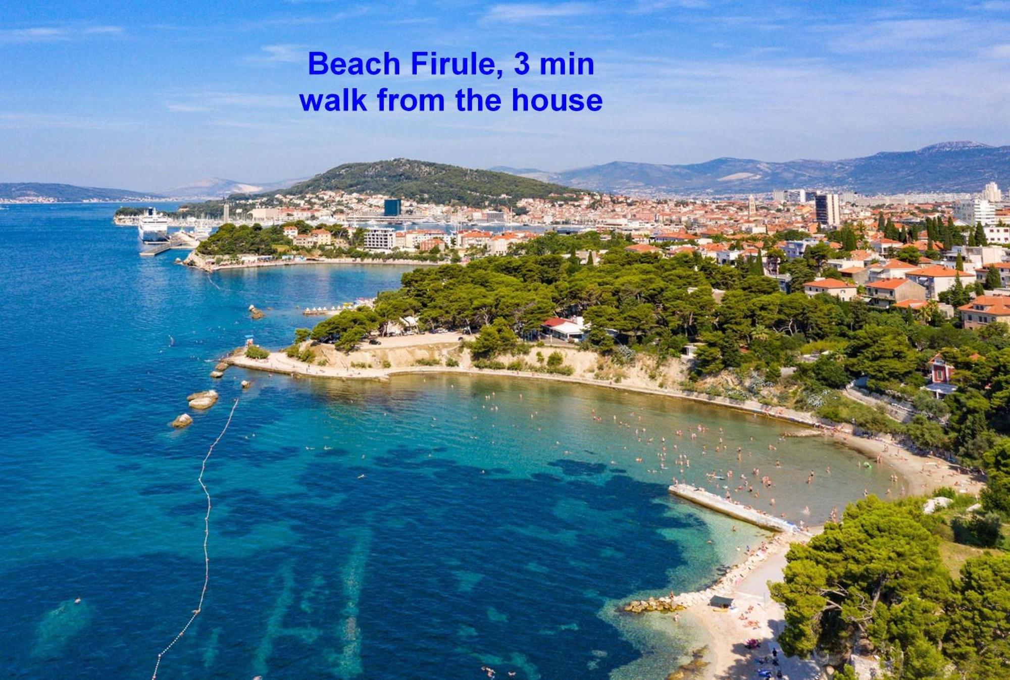 Villa Violeta With The Sea View, 3 Min Walk To The Beach Split Exterior photo